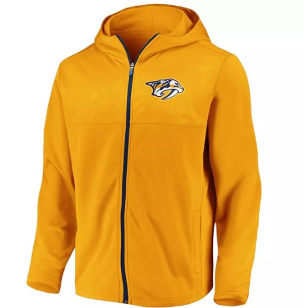 Men's Nashville Predators Defender Mission Zip-Up Hoodie